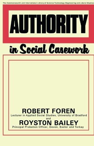 Book Authority In Social Casework: The Commonwealth And International Library: Social Work Division free