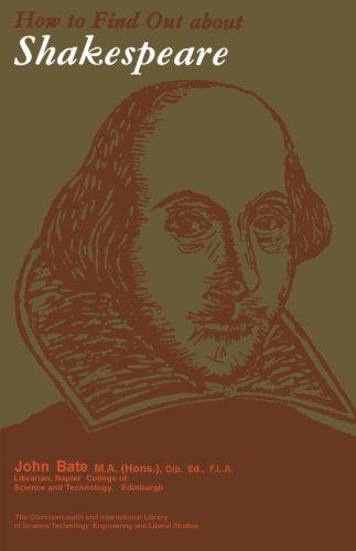 Book How to Find Out About Shakespeare: The Commonwealth and International Library: Libraries and Technical Information Division free