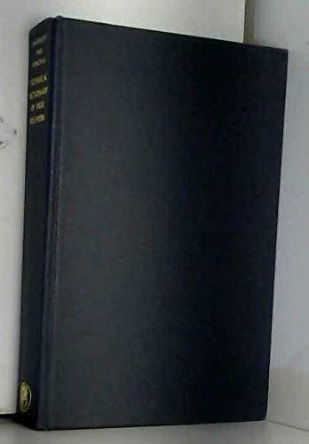 Book Technical Dictionary Of High Polymers: English, French, German And Russian free