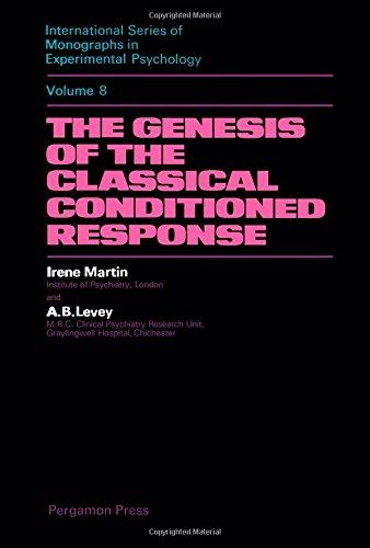 Book The genesis of the classical conditioned response, (International series of monographs in experimental psychology, v. 8) free