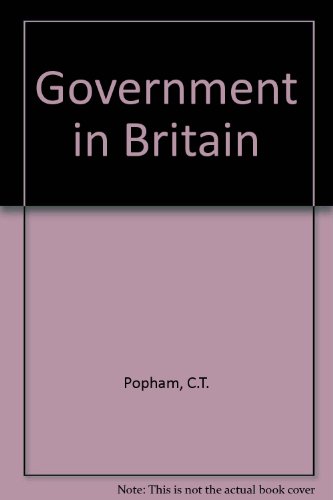 Book Government In Britain, (the Commonwealth And International Library. Social Administration, Training Economics, And Production Division) free