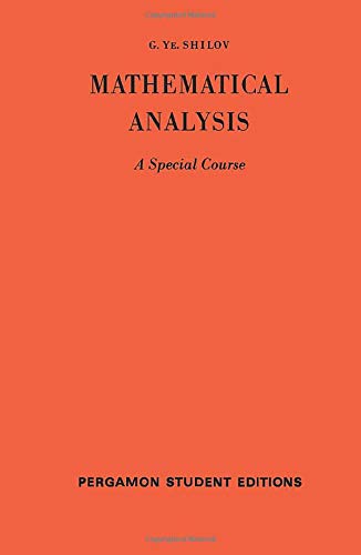 Book Mathematical Analysis: A Special Course free