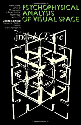 Book Psychophysical Analysis of Visual Space (International Series in Experimental Psychology) free