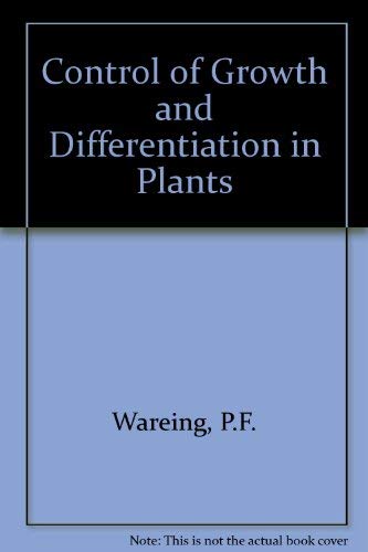 Book The Control Of Growth And Differentiation In Plants free