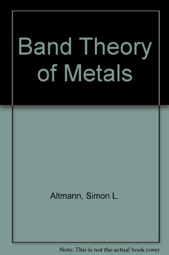 Book Band Theory Of Metals. free