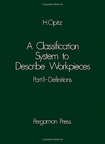 Book A Classification System To Describe Workpieces (pts. 1 & 2) free
