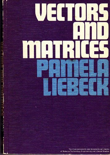 Book Vectors and matrices (The Commonwealth and international library) free