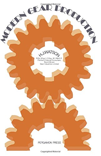Book Modern Gear Production free