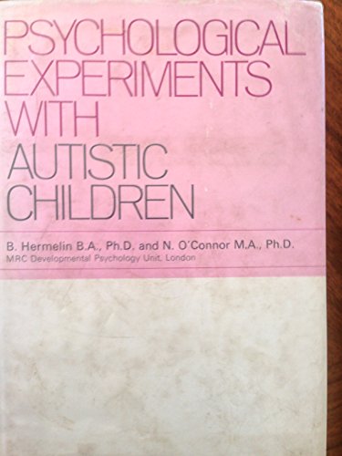 Book Psychological Experiments With Autistic Children, free