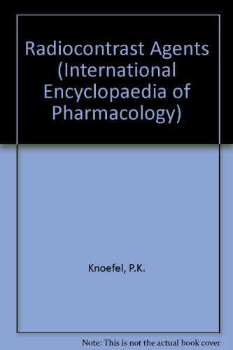 Book Radiocontrast Agents (international Encyclopedia Of Pharmacology And Therapeutics Section 76 Volumes I & Ii) free