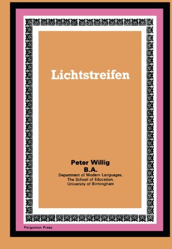 Book Lichtstreifen: The Commonwealth and International Library: Pergamon Oxford German Division free