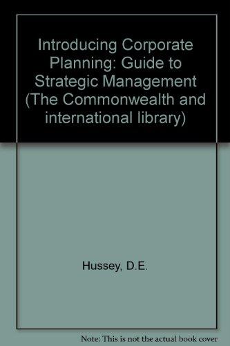 Book Introducing corporate planning (The Commonwealth and international library) free