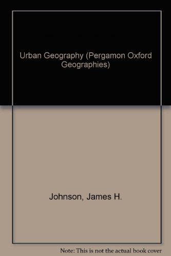 Book Urban Geography an Introductory Analysis free