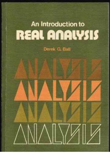Book An introduction to real analysis, (The Commonwealth and international library) free