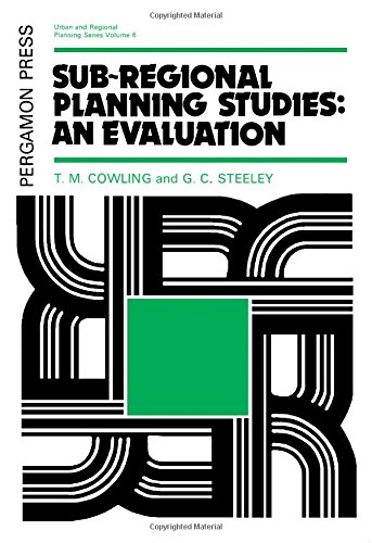 Book Sub-regional planning studies: An evaluation, (Urban and regional planning series) free