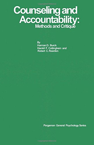 Book Counseling and Accountability: Methods and Critique (General Psychology) free