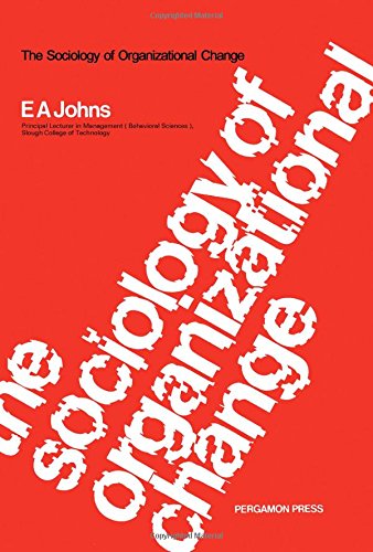 Book The sociology of organizational change free