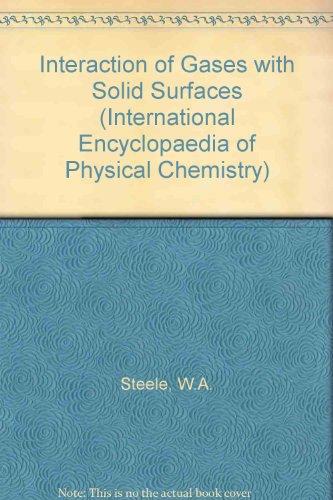 Book The interaction of gases with solid surfaces, (The International encyclopedia of physical chemistry and chemical physics. Topic 14: Properties of interfaces) free