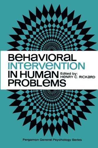Book Behavioral Intervention In Human Problems free