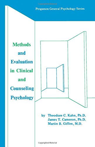 Book Methods and Evaluation in Clinical and Counseling Psychology free