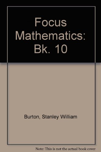 Book Focus Mathematics: Bk. 10 free