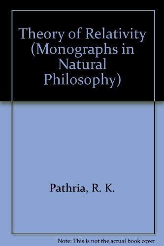 Book Theory Of Relativity (international Series Of Monographs In Natural Philosophy) free