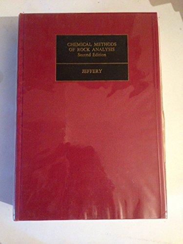 Book Chemical methods of rock analysis free