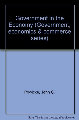 Book Government In The Economy free