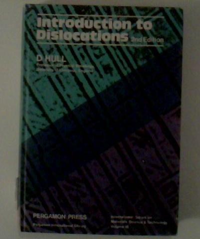 Book Introduction to dislocations (International series on materials science and technology ; v. 16) free