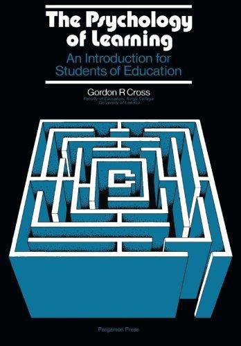 Book The Psychology of Learning: An Introduction for Students of Education free