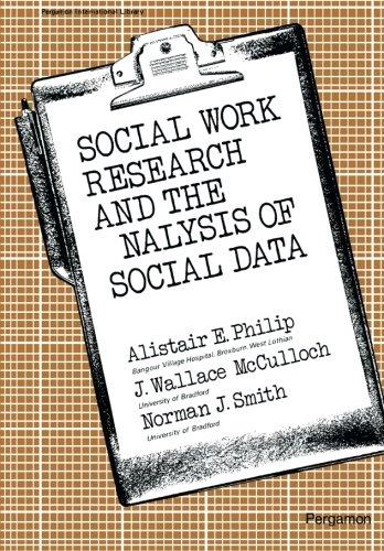 Book Social Work Research and the Analysis of Social Data: Social Work Division free