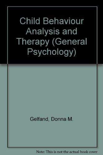 Book Child behavior analysis and therapy, (Pergamon general psychology series, 50) free
