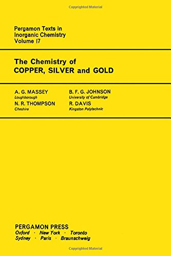 Book Chemistry of Copper, Silver and Gold (Texts in Inorganic Chemistry) free