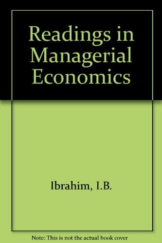 Book Readings in Managerial Economics free