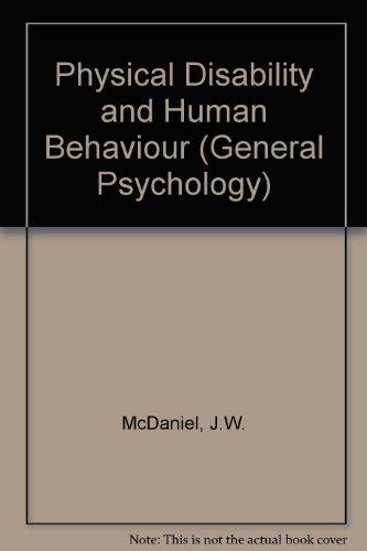 Book Physical disability and human behavior (Pergamon general psychology series ; 3) free