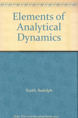 Book Elements of analytical dynamics (International series in pure and applied mathematics ; v. 105) free