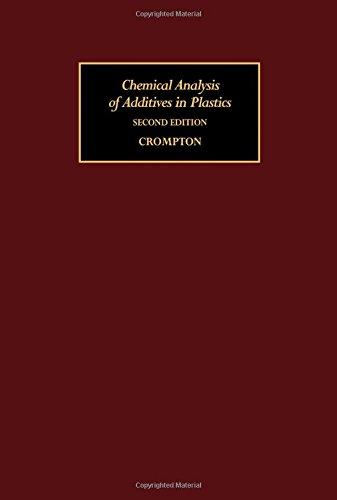 Book Chemical Analysis of Additives in Plastics free