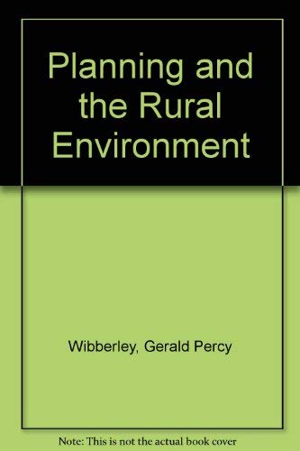 Book Planning and the rural environment (Urban and regional planning series) free