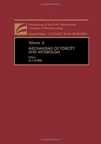 Book Mechanisms Of Toxicity And Metabolism (proceedings Of The Sixth International Congress Of Pharmacology ; V. 6) free