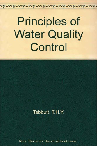 Book Principles of water quality control (Bergamon international library of science, technology, engineering and social studies) free