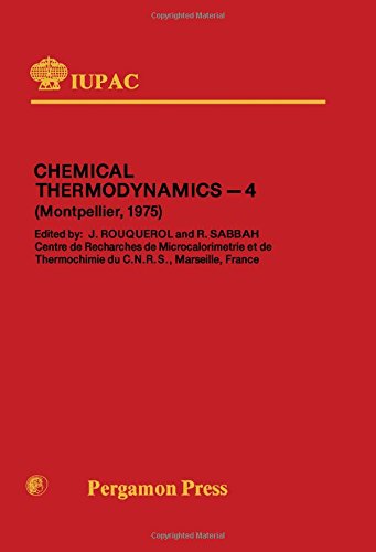 Book Chemical Thermodynamics, 4: Plenary Lectures (iupac Publications) (v. 4) free