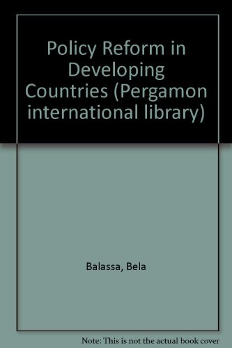 Book Policy reform in developing countries (Pergamon international library of science, technology, engineering and social studies) free