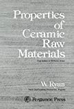 Book Properties of ceramic raw materials (Pergamon international library of science, technology, engineering and social studies) free