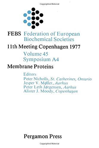 Book Membrane proteins (Proceedings of the 11th FEBS meeting ; v. [4]) free