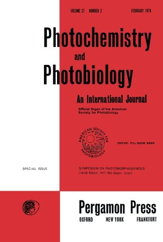 Book Annual European Symposium on Photomorphogenesis: Photochemistry and Photobiology free