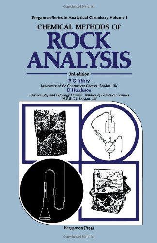 Book Chemical Methods of Rock Analysis, Third Edition (Pergamon Series in Analytical Chemistry) free