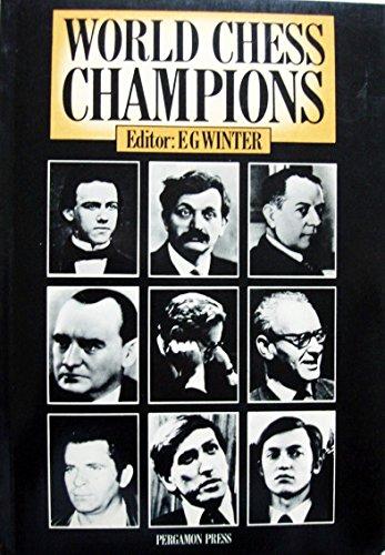 Book World chess champions (Pergamon chess series) free