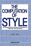 Book The Computation Of Style: An Introduction To Statistics For Students Of Literature And Humanities free