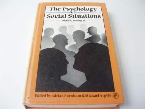 Book The Psychology Of Social Situations: Selected Readings (pergamon International Library Of Science, Technology, Engineering, And Social Studies) free
