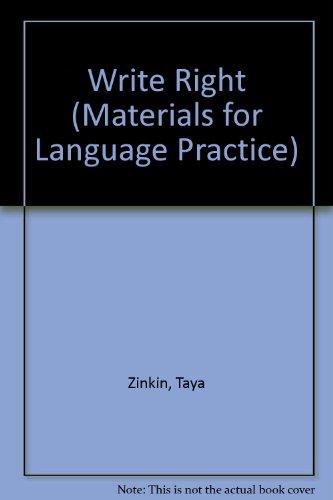 Book Write Right: A Guide To Effective Communication In English (materials For Language Practice) free